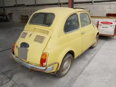 Usata Fiat 500 1970 Giallo Utilitaria