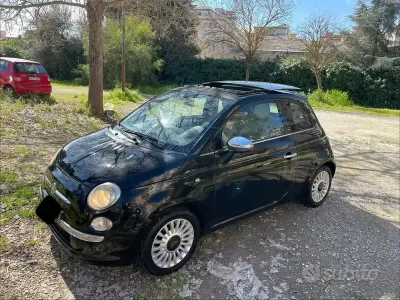 Occasion Fiat 500 Lounge 69 PK (50 kW) 2008 Zwart Sedan