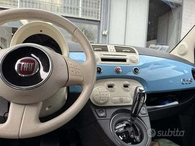 Usata Fiat 500 69 CV (50 kW) 2012 Blu Cabrio