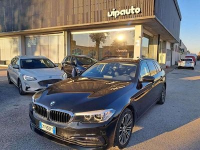 Usata BMW 520 Sport Line 190 CV (139 kW) 2019 Nero Station wagon