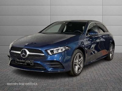 Usata Mercedes A250 Premium 160 CV (117 kW) 2022 Blu denim Berlina