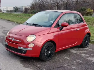 Usata Fiat 500C Lounge 101 CV (74 kW) 2009 Rosso Cabrio