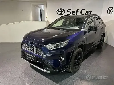 Begagnad Toyota RAV4 Hybrid Style 222 HK (163 kW) 2020 Blå SUV
