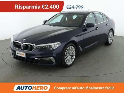 Usata BMW 530 Luxury Line 265 CV (194 kW) 2017 Blu Berlina