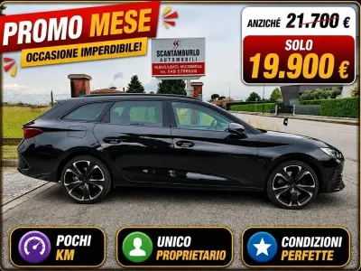 Usata Cupra Leon 150 CV (110 kW) 2021 Nero Station wagon