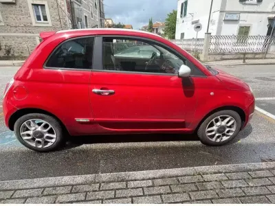 Usata Fiat 500 75 CV (55 kW) 2008 Rosso Berlina