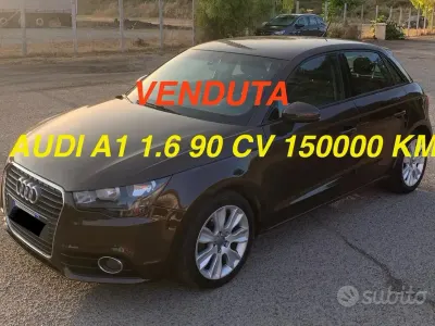 Usata Audi A1 Ambition 90 CV (66 kW) 2013 Marrone Utilitaria