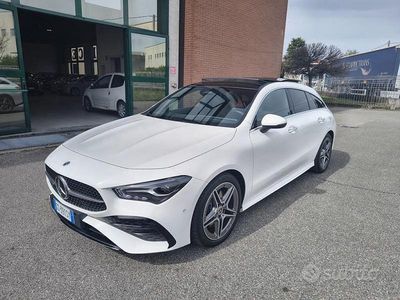 Usata Mercedes CLA200 Shooting Brake AMG line 150 CV (110 kW) 2024 Bianco Station wagon