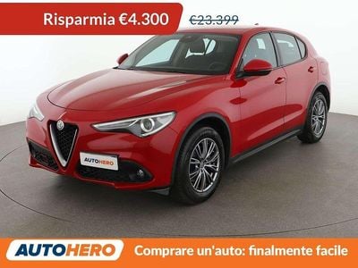 Usata Alfa Romeo Stelvio Business 190 CV (139 kW) 2021 Rosso SUV