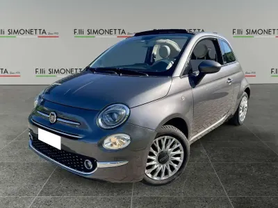 Usata Fiat 500C Lounge 69 CV (50 kW) 2017 Grigio Cabrio