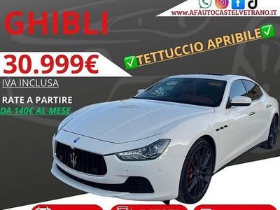 Usata Maserati Ghibli 275 CV (202 kW) 2017 Bianco Berlina