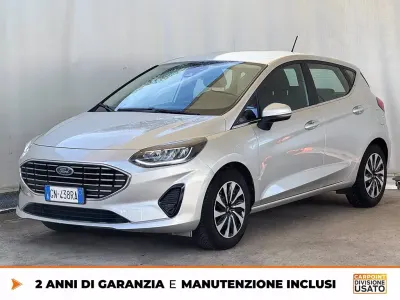 Begagnad Ford Fiesta Titanium 125 HK (91 kW) 2023 Silver Sedan