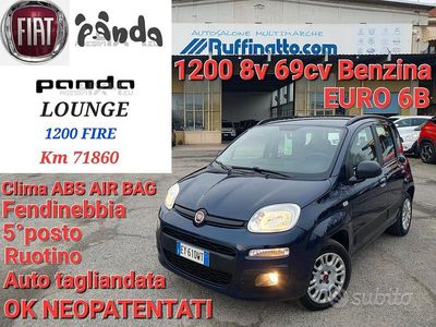 Usata Fiat Panda Lounge 69 CV (50 kW) 2015 Blu Utilitaria