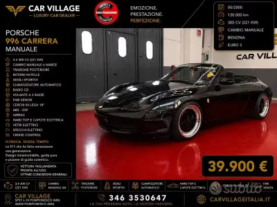 Usata Porsche 911 Carrera Cabriolet 300 CV (220 kW) 2000 Nero Cabrio