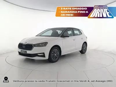 Usata Skoda Fabia Style 80 CV (58 kW) 2023 Bianco magnolia grigio graphite metalliz Utilitaria