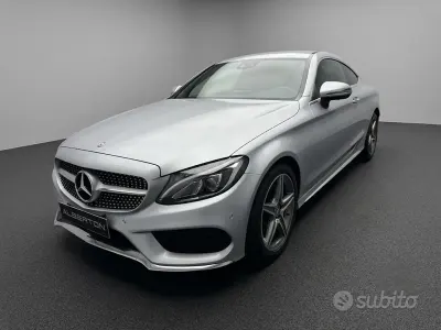 Usata Mercedes C220 Premium 170 CV (125 kW) 2017 Grigio Coupé