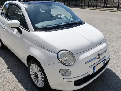 Usata Fiat 500 Lounge 69 CV (50 kW) 2009 Bianco Cabrio