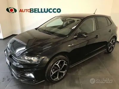 Usata VW Polo R-line 95 CV (69 kW) 2021 Nero Utilitaria
