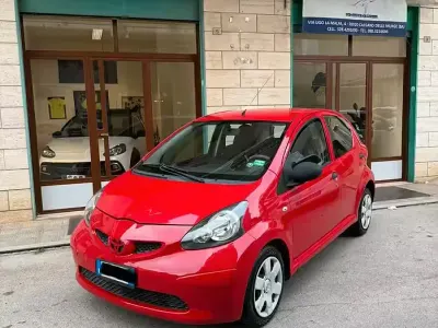 Second-hand Toyota Aygo 68 CP (50 kW) 2008 Roșu Hatchback