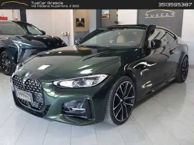 Usata BMW 420 Coupé M Sport 190 CV (139 kW) 2021 Verde Coupé