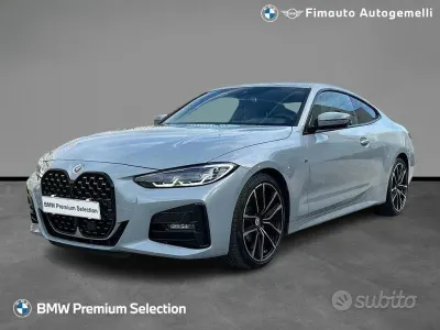 Usata BMW 420 M Sport 190 CV (139 kW) 2022 Grigio / metallizzato Coupé