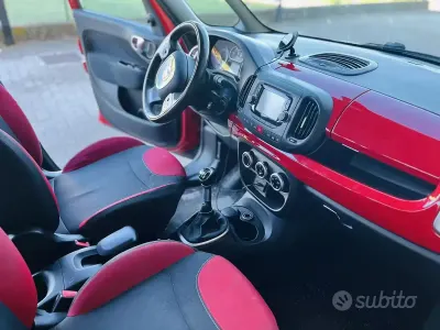 Usata Fiat 500L 85 CV (62 kW) 2015 Rosso Monovolume