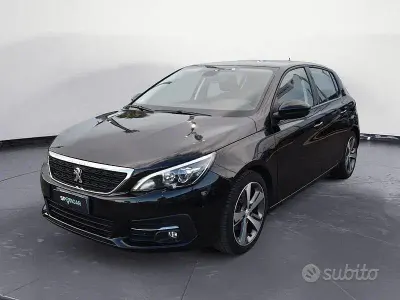 Usata Peugeot 308 Allure 131 CV (96 kW) 2020 Nero Berlina
