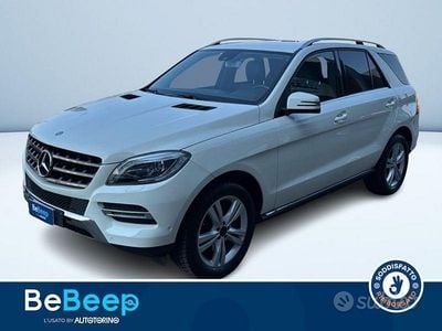 Usata Mercedes ML250 204 CV (150 kW) 2013 Bianco pastello SUV
