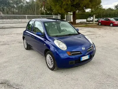 Second-hand Nissan Micra 82 CP (60 kW) 2005 Albastru Berlinǎ