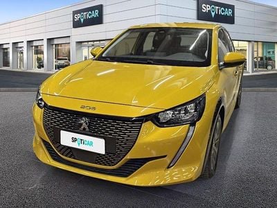 Usata Peugeot e-208 Active 100 kW (136 CV) 2021 Giallo Utilitaria