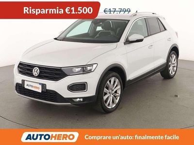 Usata VW T-Roc Advance 116 CV (85 kW) 2018 Bianco SUV