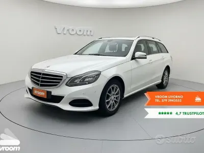 Usata Mercedes E200 Premium 136 CV (100 kW) 2015 Bianco Station wagon