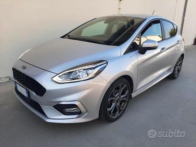 Argento Usata 2018 Ford Fiesta ST-Line Utilitaria | 10.700 € (Buon prezzo)