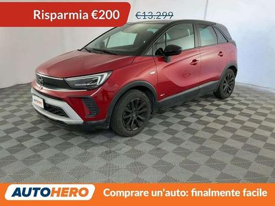 Usata Opel Crossland X Design & Tech 83 CV (61 kW) 2021 Rosso SUV
