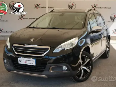 Usata Peugeot 2008 Allure 99 CV (72 kW) 2015 Nero SUV