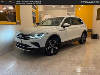 Usata VW Tiguan Elegance 150 CV (110 kW) 2021 Bianco SUV
