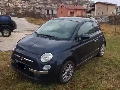 Usata Fiat 500 75 CV (55 kW) 2008 Blu Berlina