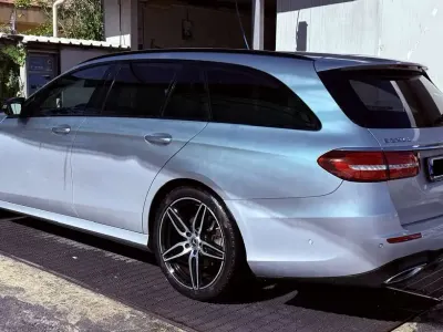 Usata Mercedes E220 AMG line 194 CV (142 kW) 2017 Argento Station wagon