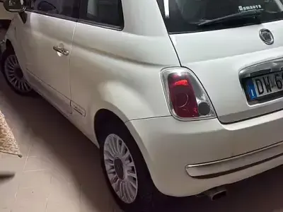 Usata Fiat 500 Lounge 69 CV (50 kW) 2009 Bianco Cabrio