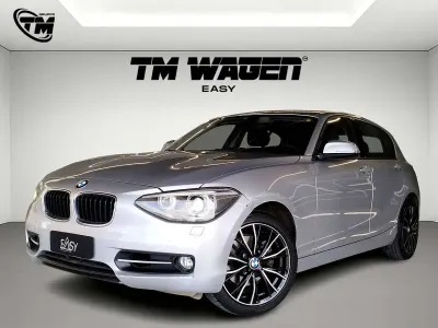 Usata BMW 120 184 CV (135 kW) 2014 Argento Utilitaria