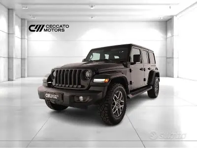 Usata Jeep Wrangler Unlimited 272 CV (200 kW) 2021 Nero SUV
