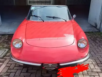 Usata Alfa Romeo GT Junior 1970 Rosso Cabrio