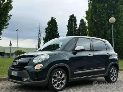 Usata Fiat 500L Trekking 105 CV (77 kW) 2014 Verde Monovolume