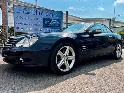 Usata Mercedes SL350 245 CV (180 kW) 2003 Blu Cabrio
