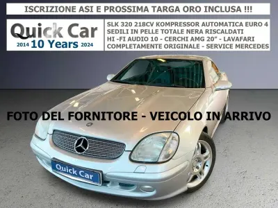Usata Mercedes SLK320 218 CV (160 kW) 2003 Argento brillante Cabrio