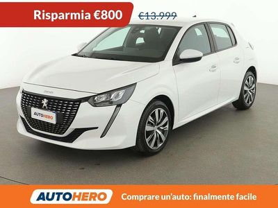 Usata Peugeot 208 Active 102 CV (75 kW) 2020 Bianco Utilitaria