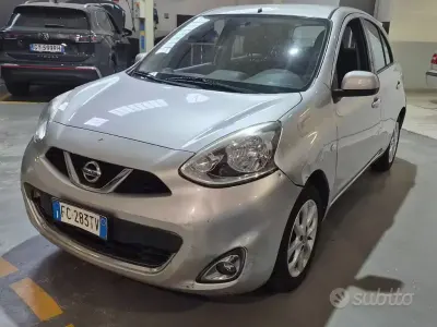 Usata Nissan Micra Acenta 80 CV (58 kW) 2016 Grigio Utilitaria
