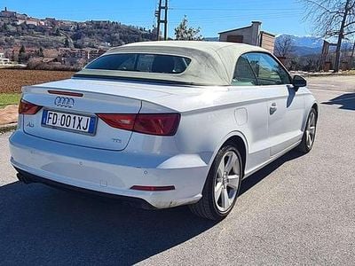 Usata Audi A3 Cabriolet 150 CV (110 kW) 2016 Bianco Cabrio