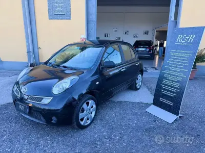 Usata Nissan Micra 78 CV (57 kW) 2009 Blu Berlina