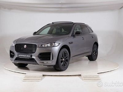 Grigio Usata 2020 Jaguar F-Pace R-Sport SUV | 25.900 € (Buon prezzo)